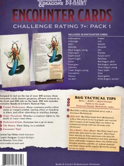 Beadle & Grimm's Tilbehør|Tilbehør^Encounter Cards Challenge Rating 7+ Pack 1
