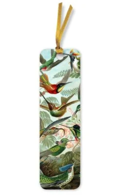 Flame tree bookmarks Bokmerker^Ernst Haeckel: Hummingbirds Bookmark