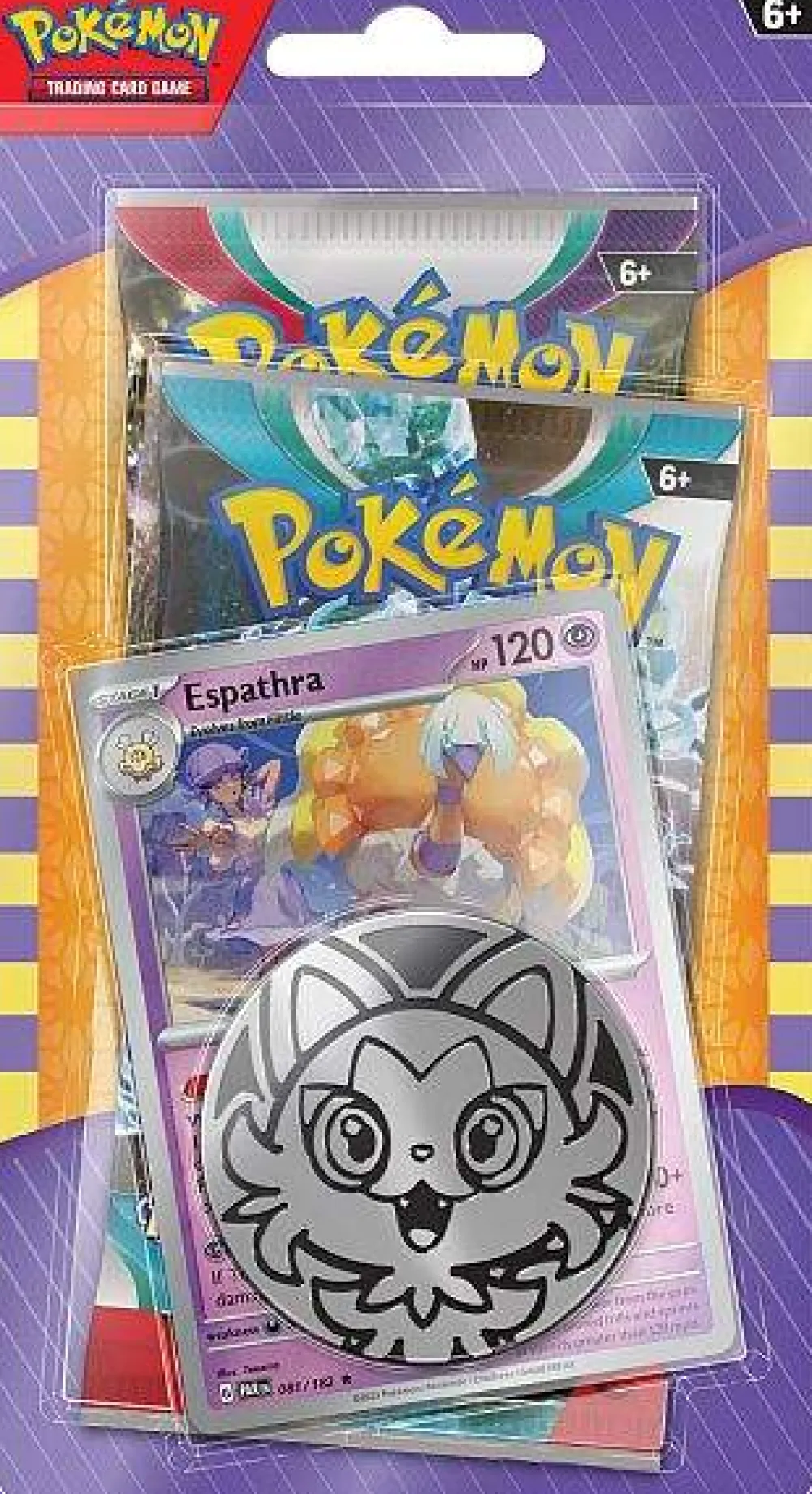 Espathra Blister Pack med 2 Booster Pakker* Pokémon Trading Card Game