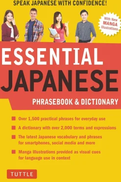 Tuttle Studio Essential Japanese Phrasebook & Dictionary: Speak Japanese with Confidence!* Tegne & Male