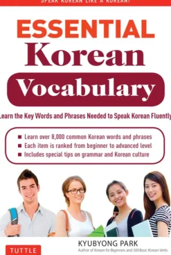 Kyubyong Park Essential Korean Vocabulary: Learn the Key Words and Phrases Needed to Speak Korean Fluently* Tegne & Male