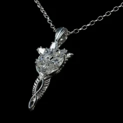 Evenstar Sterling Silver Pendant and Chain* Smykker|Smykker