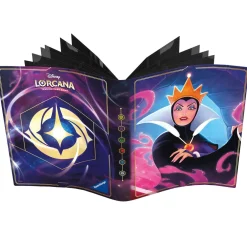 Lorcana TCG Evil Queen 4-Pocket Portfolio Portfolio,* Album, Ark & Permer|Disney Lorcana