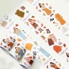 Tilbehør^Fall Breeze Wide Washi Tape Sticker Set