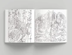 John Bauer Fantasy Forest Coloring Book: 's World of Fairies and Trolls* Tegne & Male