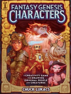 Chuck Lukacs Fantasy Genesis Characters: A creativity game for drawing original people and creatures* Tegnebøker