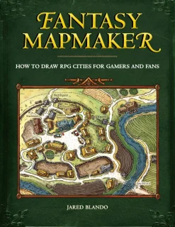 Jared Blando Fantasy Mapmaker: How to Draw RPG Cities for Gamers and Fans* Tegnebøker|Tegne & Male