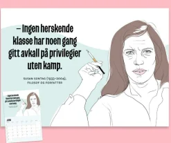 Marta Breen Feministisk veggkalender 2025* Kalendere