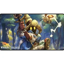 Final Fantasy Magic the Gathering Play Mat Og Mat Case^Final Fantasy Vivi Ornitier Black Stitched Play Mat