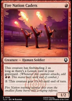 Fire Nation Cadets (Enkeltkort)* Singles (Løskort)|Singles (Løskort)