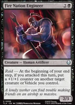 Singles (Løskort)|Singles (Løskort)^Fire Nation Engineer (Enkeltkort)