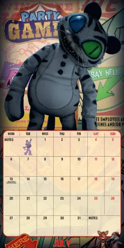 FIVE NIGHTS AT FREDDY`S 2026 SQUARE CALENDAR* Kalendere