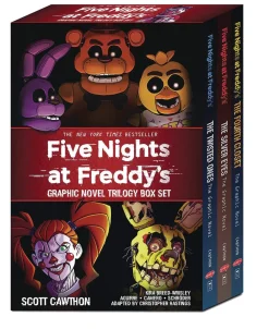 Andrea Waggener Skrekk & Grøss|Krim & Mysterier^Five Nights at Freddy's Graphic Novel Trilogy Box Set
