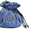 Udixi Dice Poser & Beger^Flannel Blue Drawstring Dice Bag Terningpose