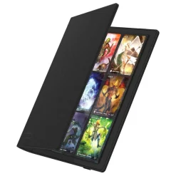 Flexxfolio 18-Pocket Black XenoSkin Standard Size (360) Portfolio* Album, Ark & Permer