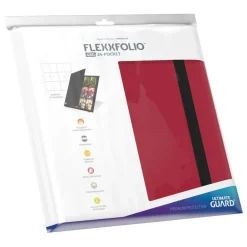 Album, Ark & Permer^Flexxfolio 24-Pocket QuadRow Red Standard Size (480) Portfolio