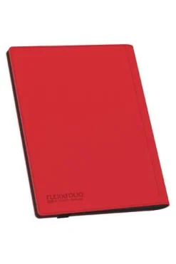 Flexxfolio 18-Pocket Red XenoSkin Standard Size (360)* Album, Ark & Permer