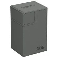 Deck-Bokser & Oppbevaring^Flip 'n' Tray Deck Case Grey Monocolor XenoSkin Standard Size (80+)