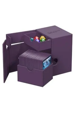 Deck-Bokser & Oppbevaring^Flip 'n' Tray Deck Case Purple XenoSkin Standard Size (133+)