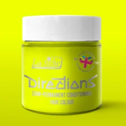 Directions Flourescent Yellow Semi Permanent Hair Dye 88 ml* Hårfarge & Sminke
