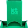 Metallic Dice Games Dice Tower^Fold Up Green Velvet Dice Tower
