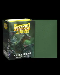 Kortlommer^Forest Green Matte Dragon Shield (100) Kortlommer