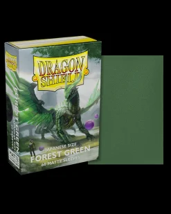 Forest Green Matte Japanese Size Dragon Shield (60) Kortlommer* Kortlommer
