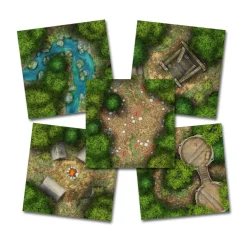 Kobold Press Kart & Battlemaps^Forests