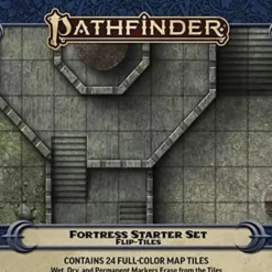 Paizo Publishing Kart & Battlemaps|Tilbehør^Fortress Starter Set Flip-Tiles