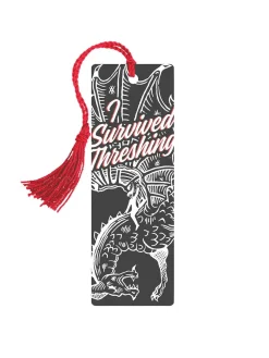 Out of Print Fourth Wing I Survived Threshing Bookmark* Bokmerker