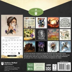 LLC Entangled Publishing Teknikk & Vitenskap|Science Fiction^Fourth Wing Officially Licensed Fan Art 2026 Wall Calendar