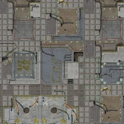 Battle Systems Frontier Sci-fi 90 x 90 cm Gaming Mat* Kart & Battlemaps