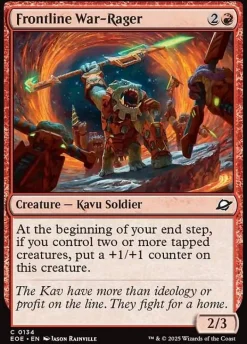 Singles (Løskort)|Singles (Løskort)^Frontline War-Rager (Enkeltkort)