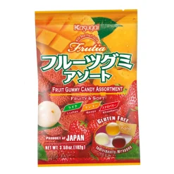 Frutia Mango/Lychee/Strawberry Gummy Candy 102 g* Godteri
