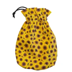 Q-Workshop Poser & Beger^Full Art Sunflower Dice Pouch