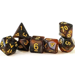 BesCon Industrial Co. Galaxy Poly Brown, Black /Gold (7)* Sett