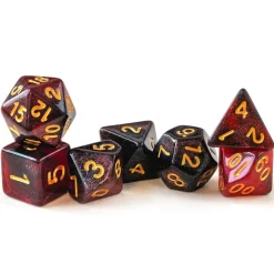 BesCon Industrial Co. Galaxy Poly Red, Black /Gold (7)* Sett