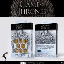 Q-Workshop Game of Thrones Baratheon Poly Orange /Black (7)* Sett