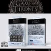 Q-Workshop Game of Thrones Night's Watch D6 Black /White (10)* Sett