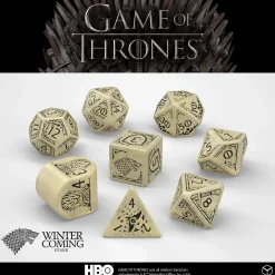 Q-Workshop Sett^Game of Thrones Stark Poly Beige /Black (7)