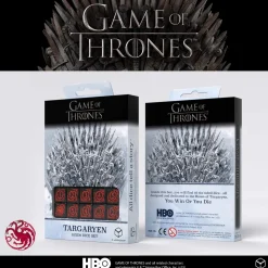 Q-Workshop Sett^Game of Thrones Targaryen D6 Black /Red (10)
