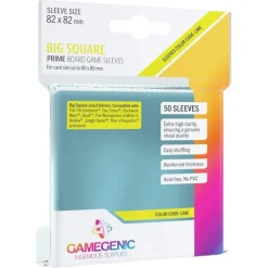 Kortlommer Gamegemic PRIME Big Square Sleeves 82x82 mm (50)* Kortlommer