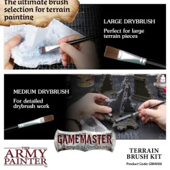 The Army Painter Pensler^GameMaster Terrain Brush Kit