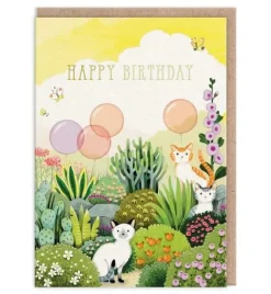 Kort, Bursdag & Anledning^Garden Cats