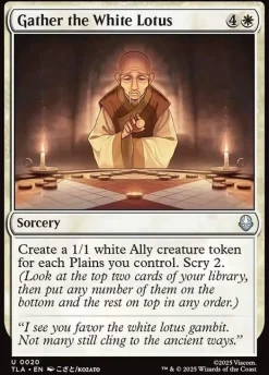 Gather the White Lotus (Enkeltkort)* Singles (Løskort)|Singles (Løskort)