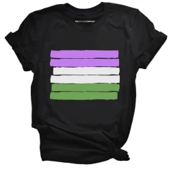 The Spark Company T-Skjorter^Genderqueer Flag Pride T-Shirt