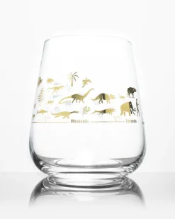 Science Homeware Geologic Time Scale Wine Glass* Glass