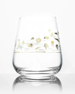 Science Homeware Geologic Time Scale Wine Glass* Glass