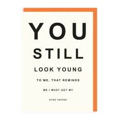 Get My Eyes Tested Greeting Card* Kort, Bursdag & Anledning