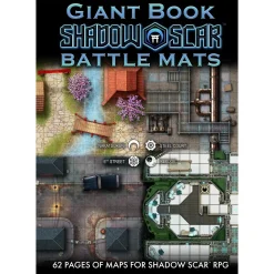 Loke Battle Mats Kart & Battlemaps^Giant Book of Battle Mats Shadow Scar